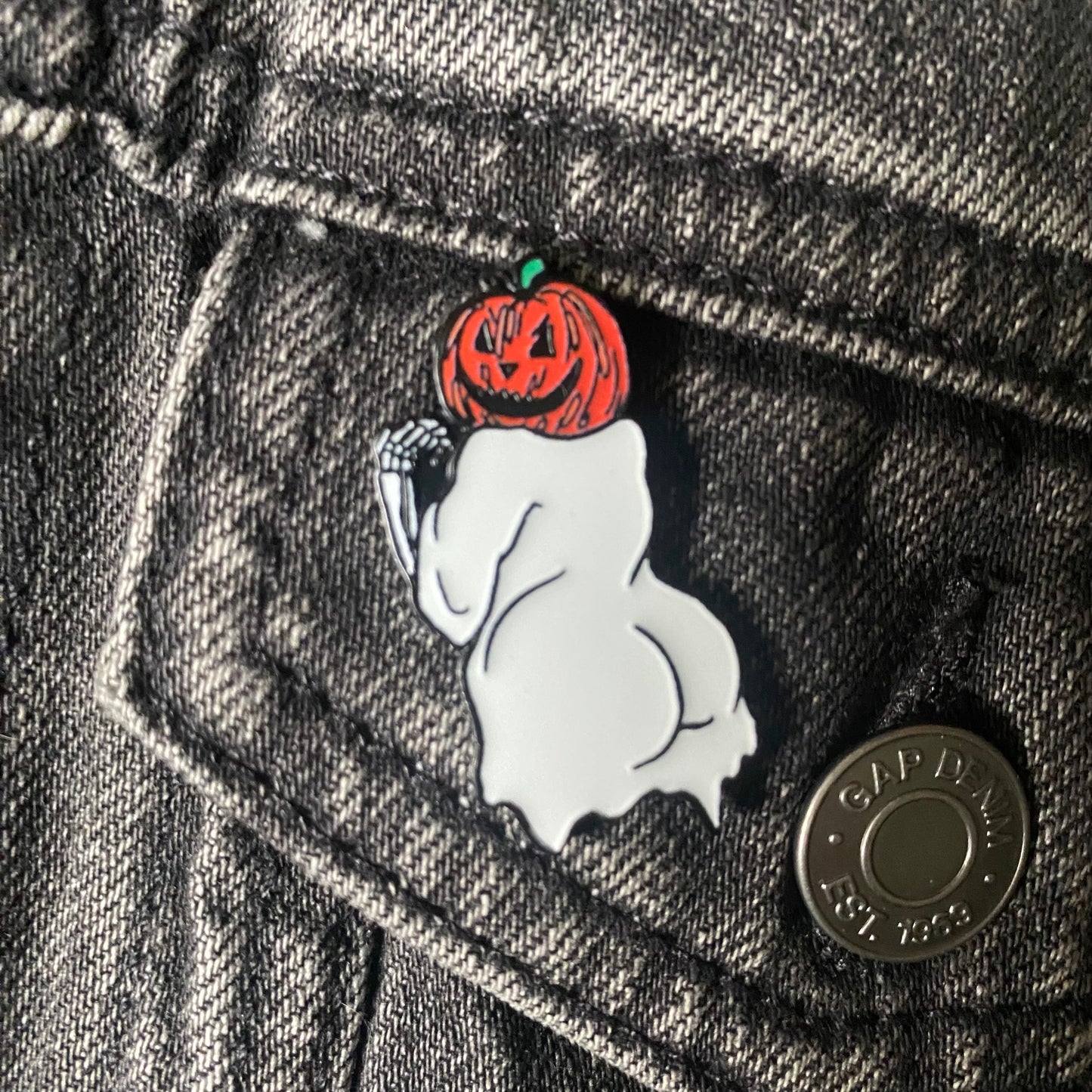 Ghost With The Most Booty ENAMEL PIN