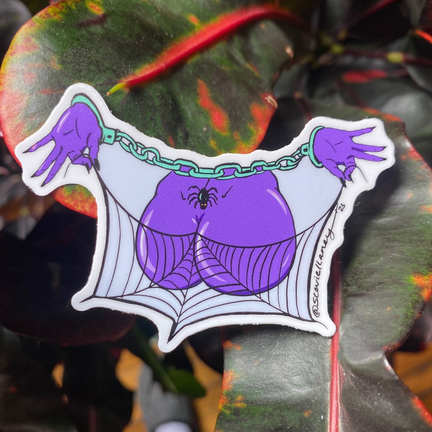 Grape BOO-ty STICKER