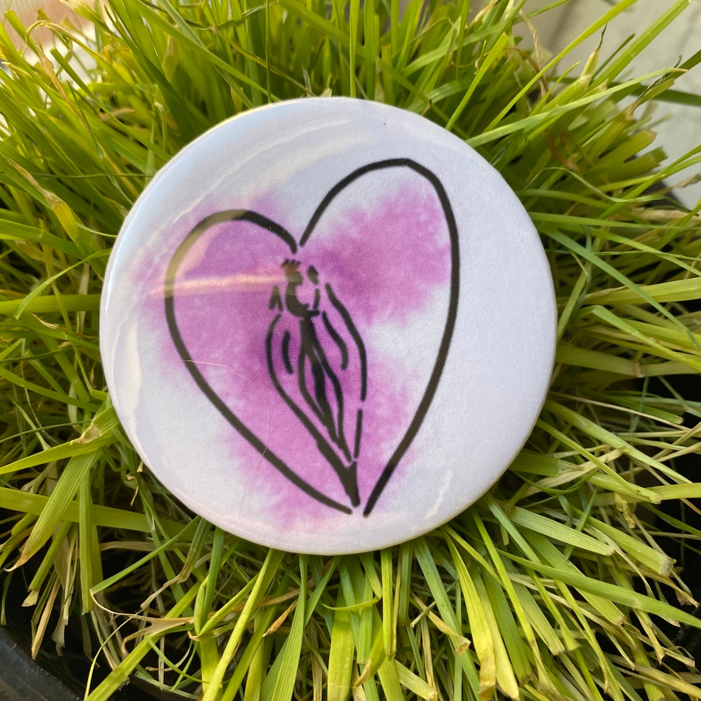 Heart Vulva BUTTON