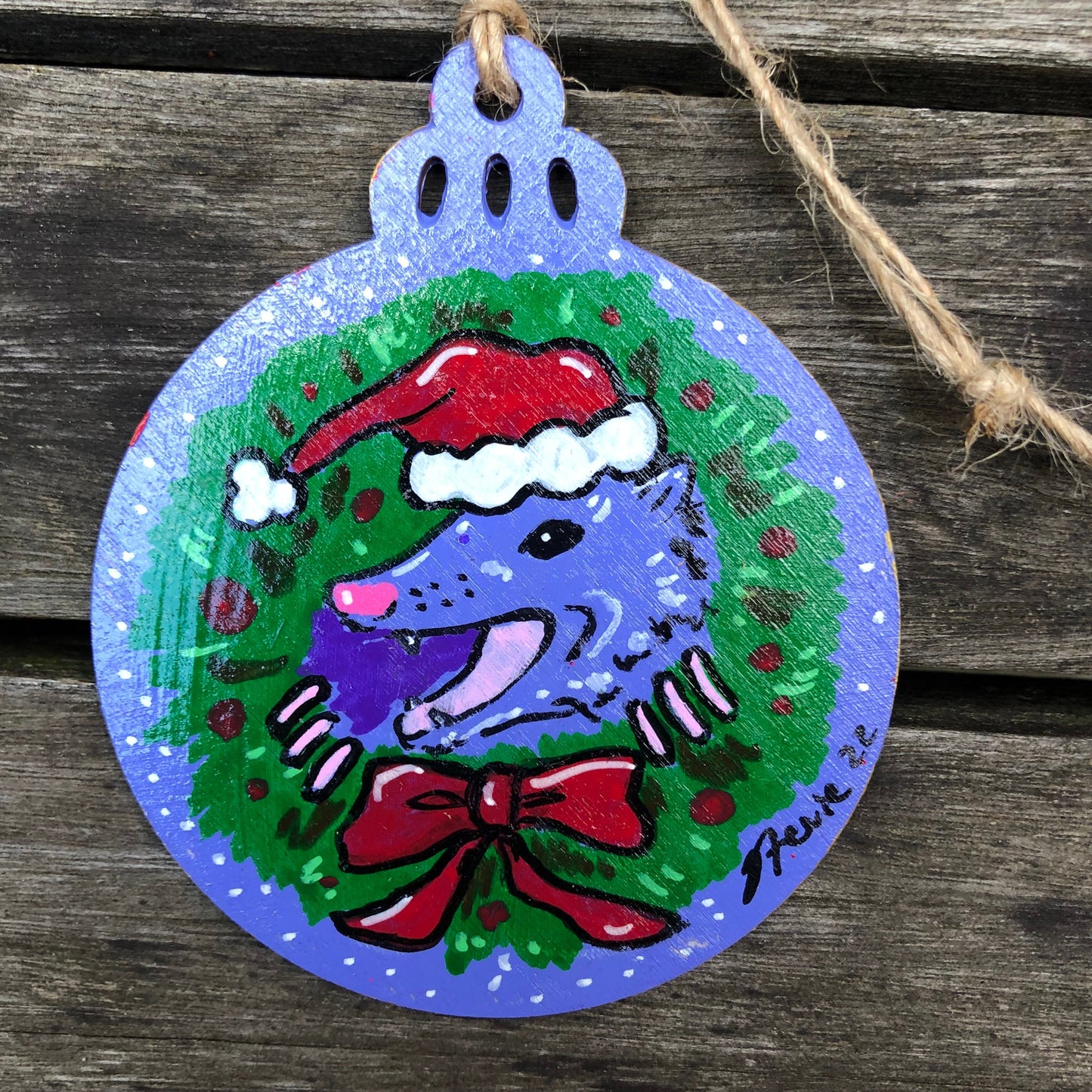 Raccoon ORNAMENTS in