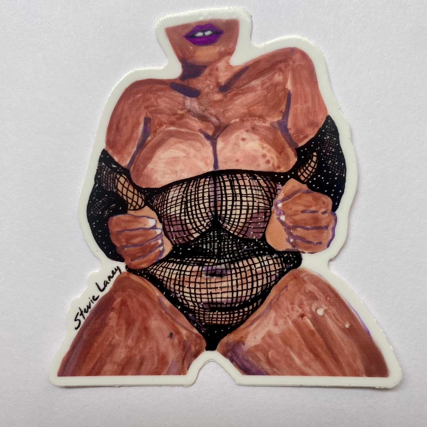 Fishnet STICKER