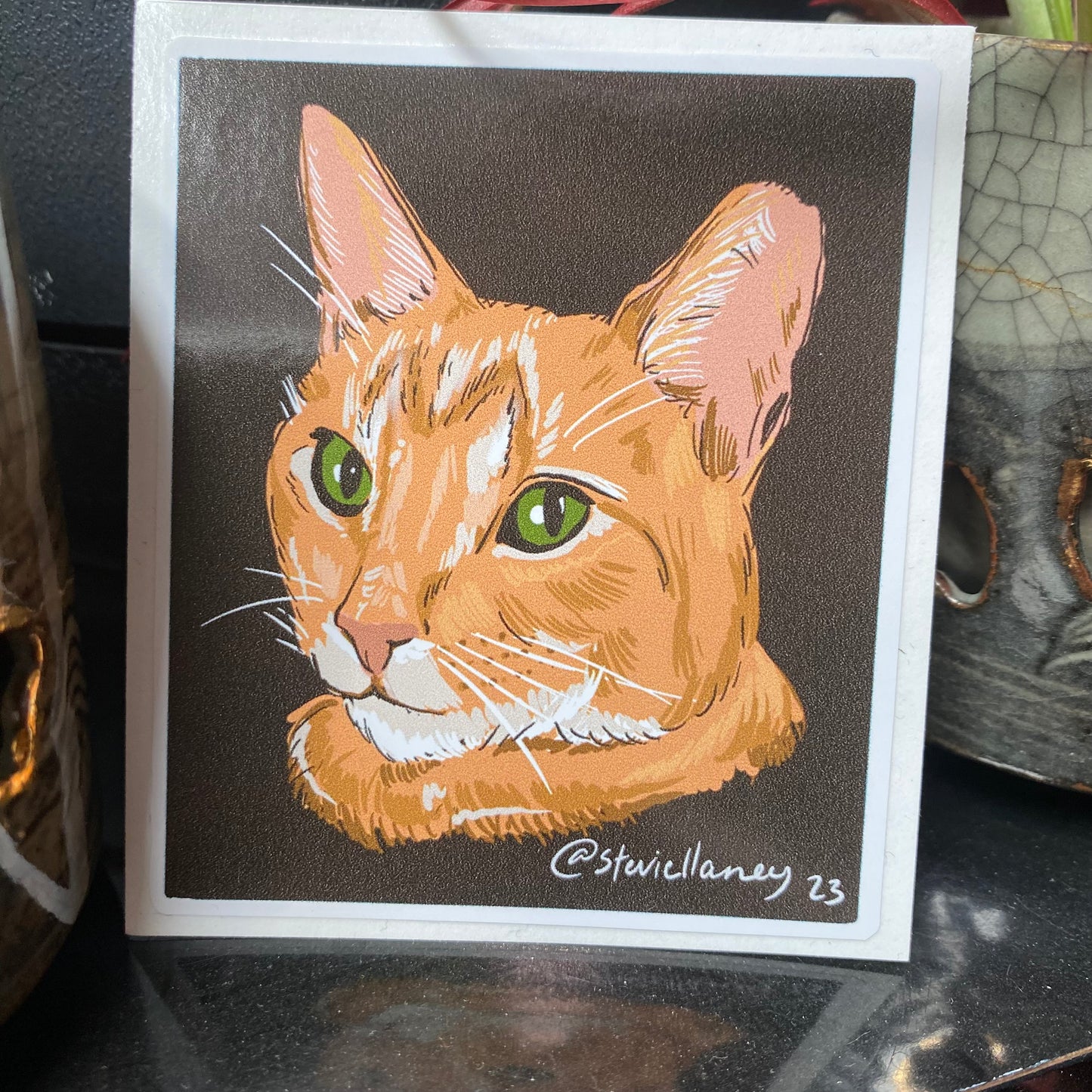 Portrait of Clem Fandango STICKER