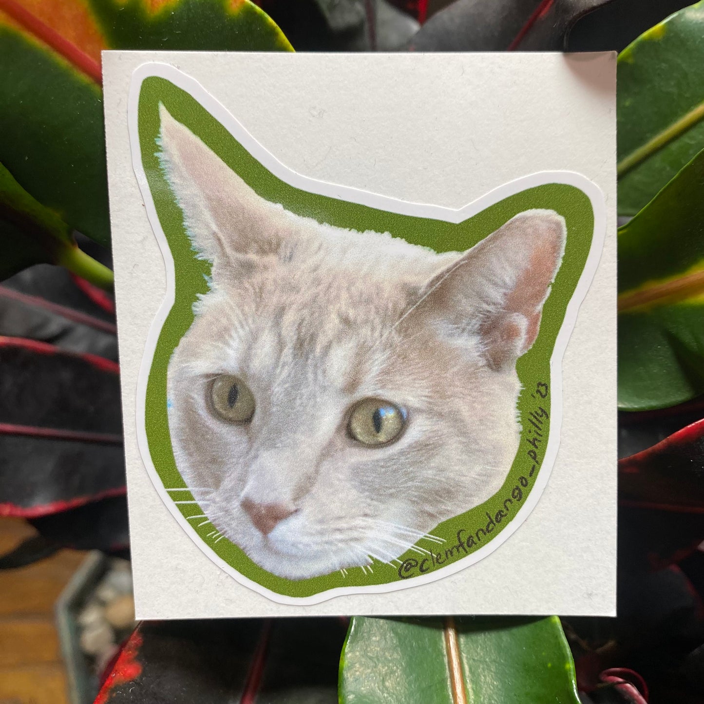 Clem Fandango green STICKER