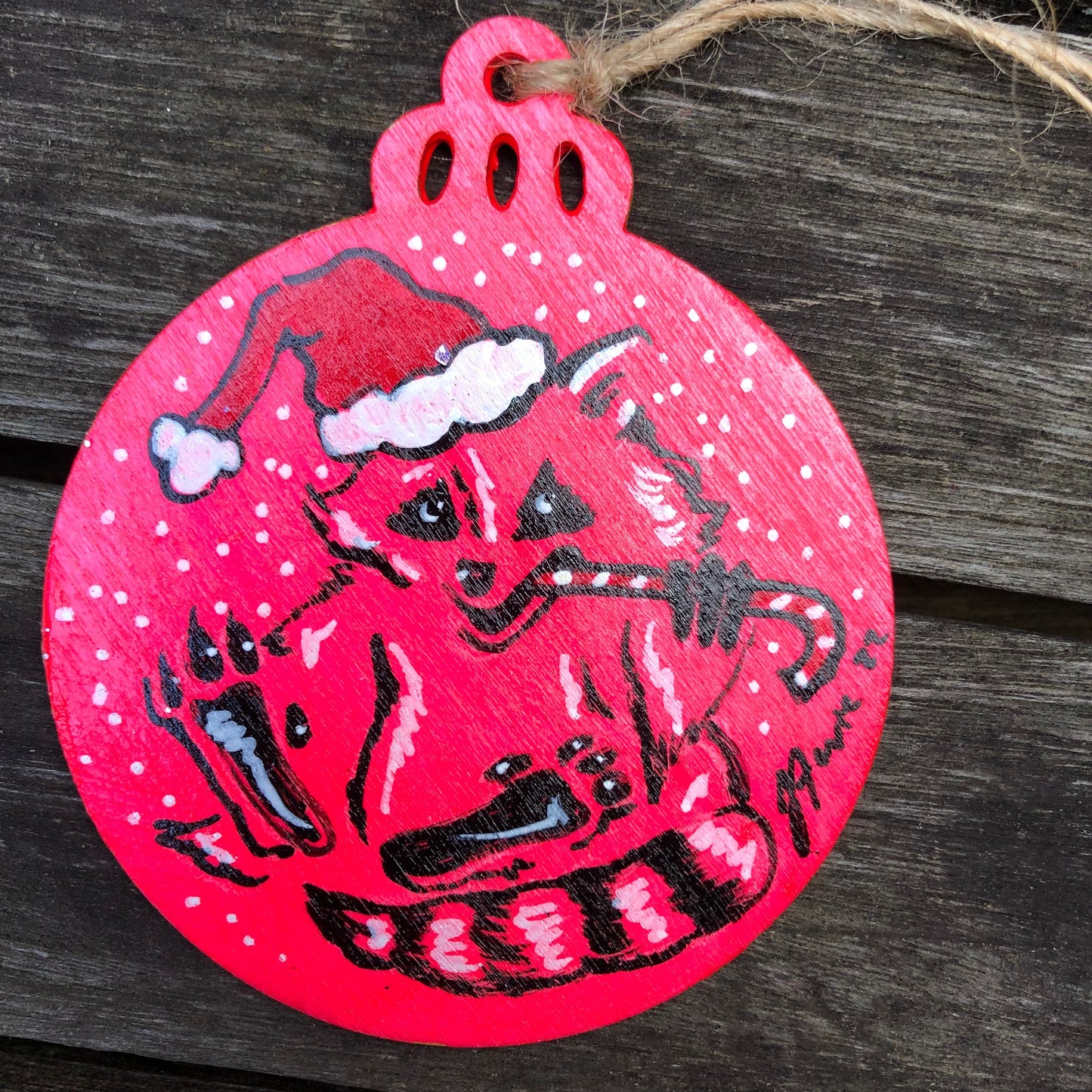 Raccoon ORNAMENTS in