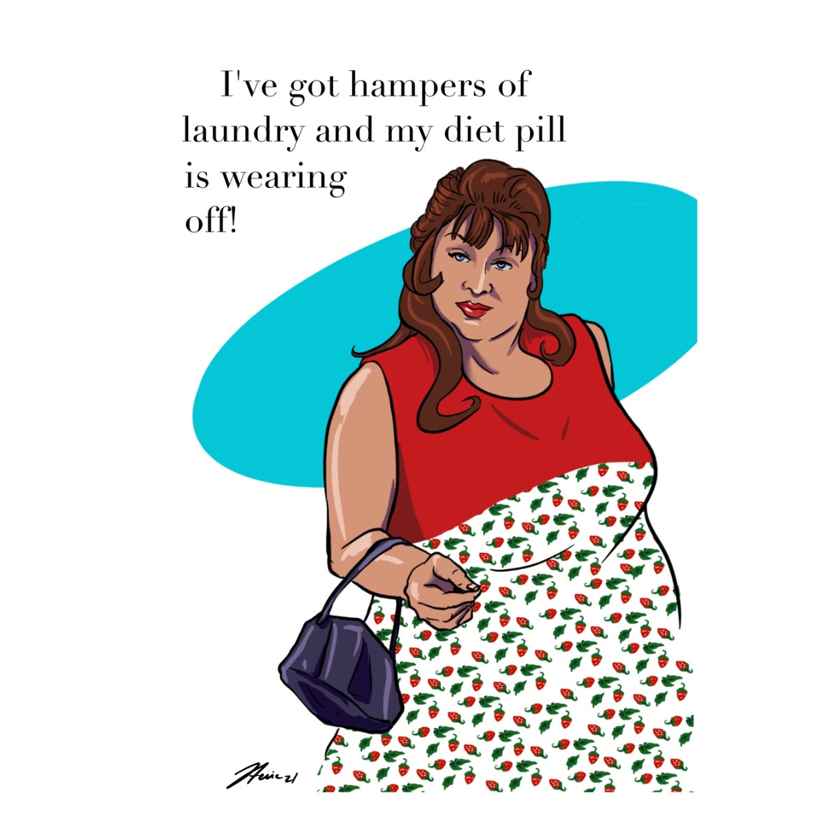 “Diet Pills” GREETING CARD