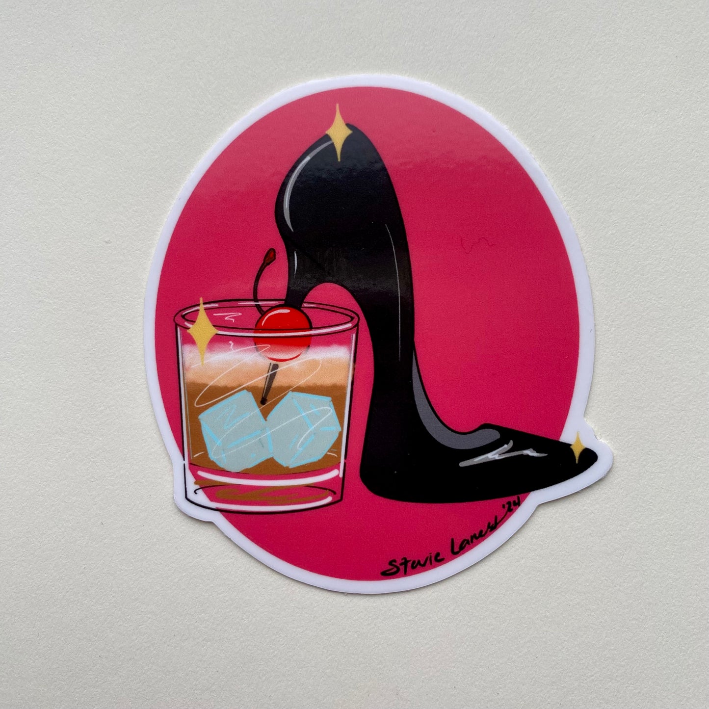 Stiletto Sour STICKER