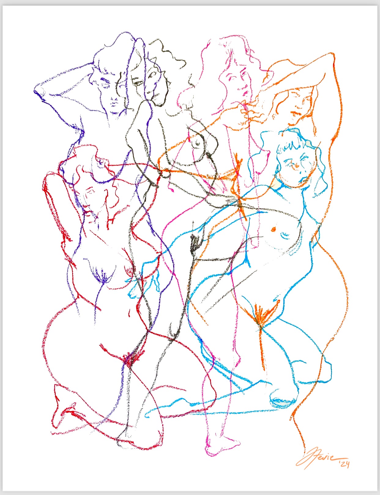 Multiple figure color PRINT