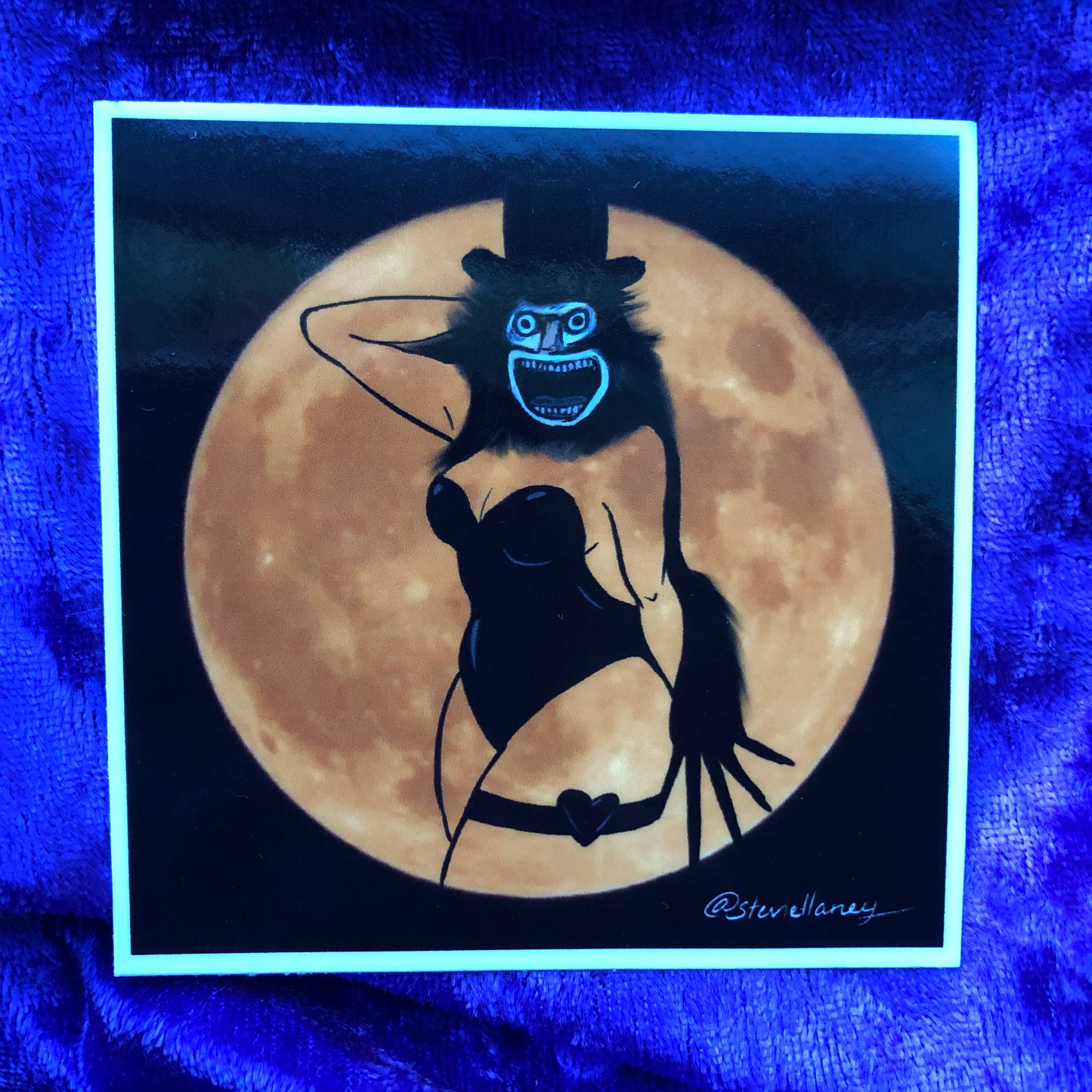 Boop-a-Babadook Pin-up STICKER
