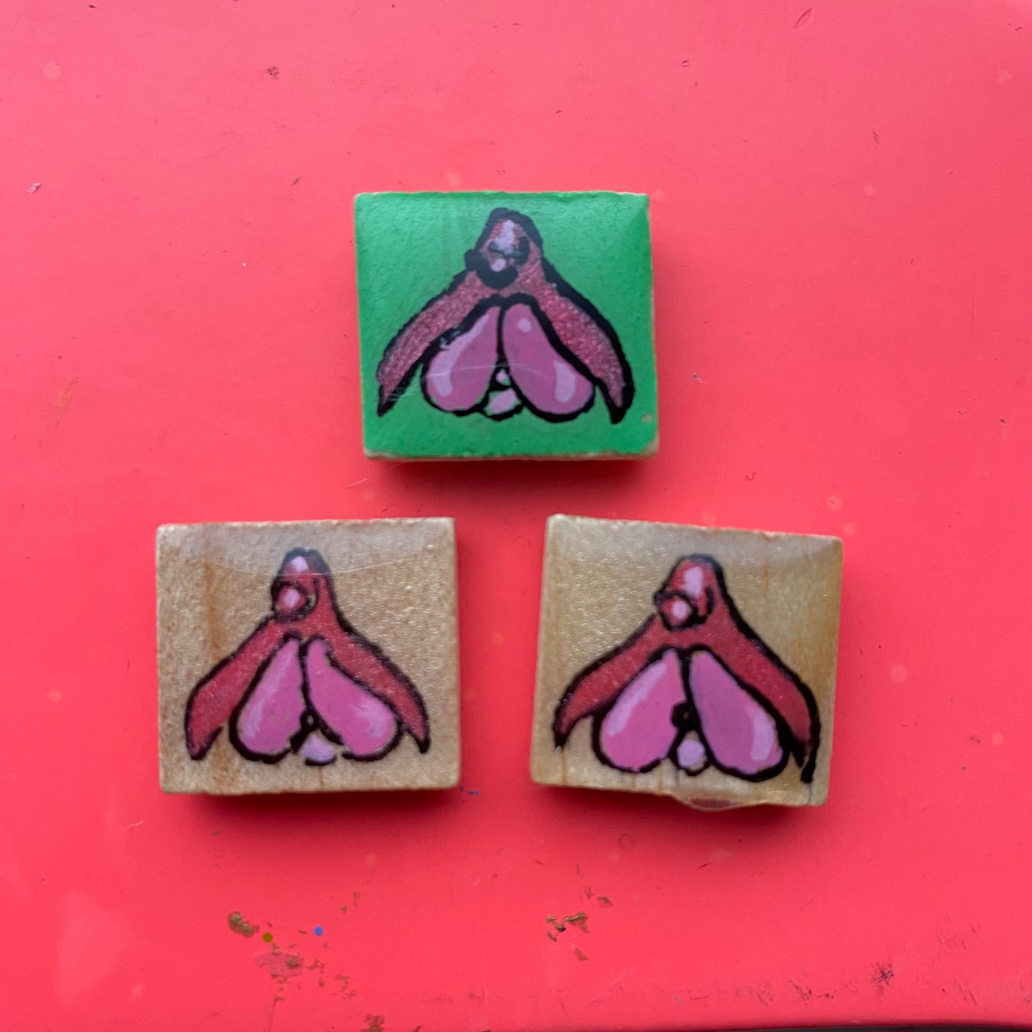 Penis, Vulva’s and Butt’s OH My! Scrabble Tile MAGNET