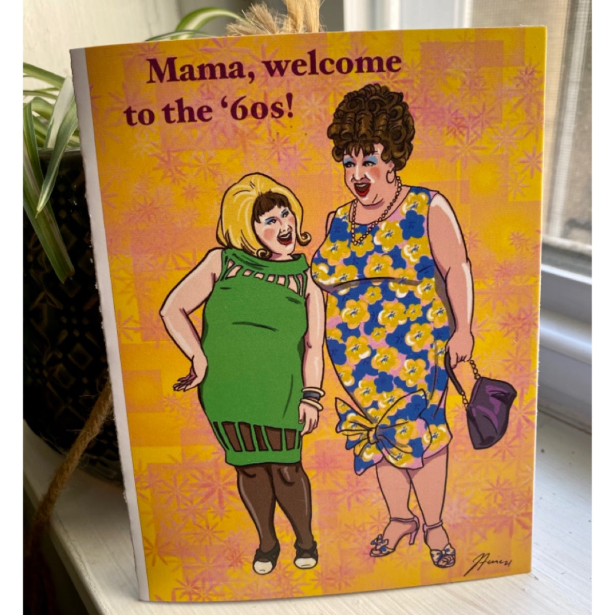 “Mama, Welcome to the 60s” GREETING CARD