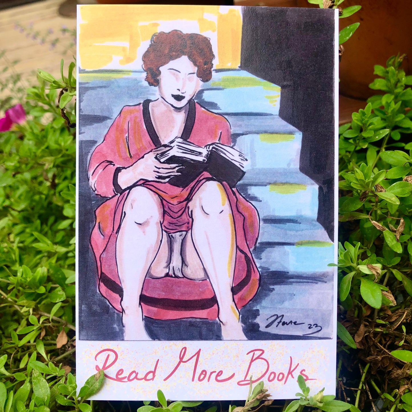 Read More Books POSTCARD/ PRINT/ CARD