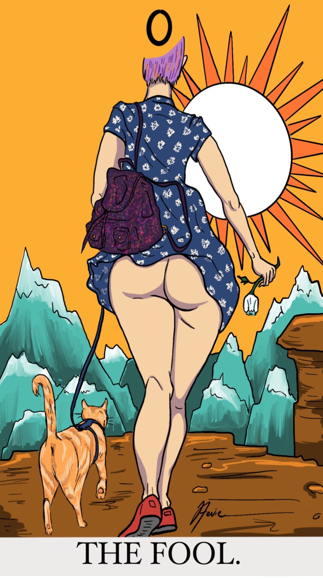 The Fool Tarot POSTER/ PRINT