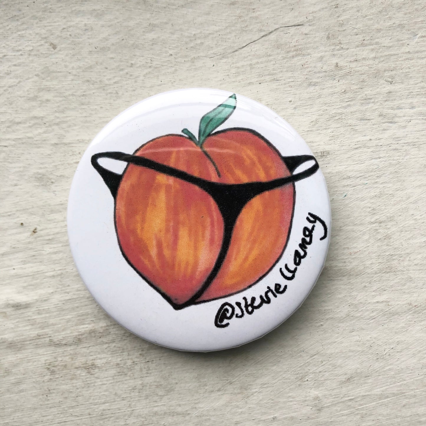 Peach Thong BUTTON