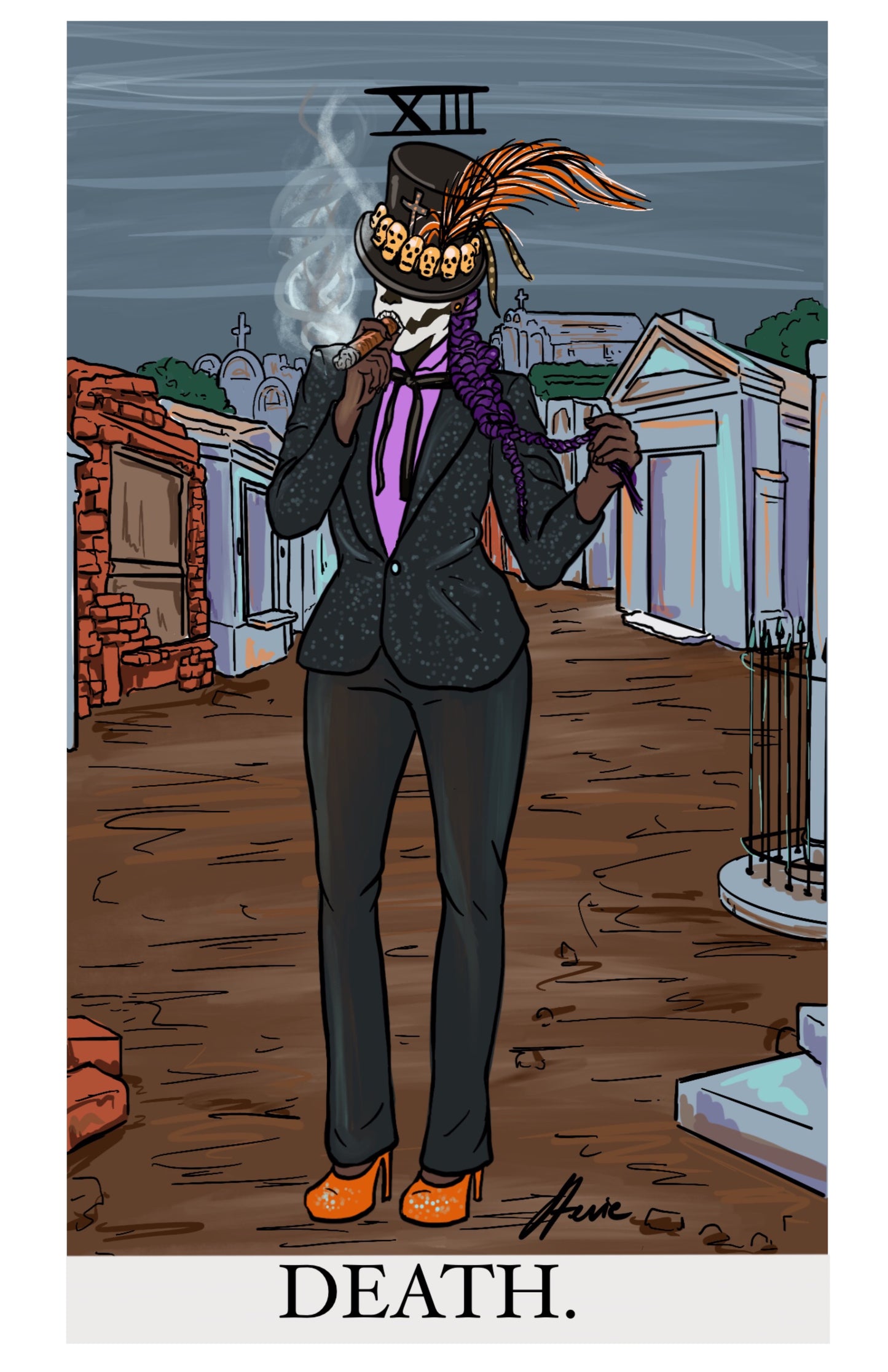 Death Tarot POSTER/ PRINT