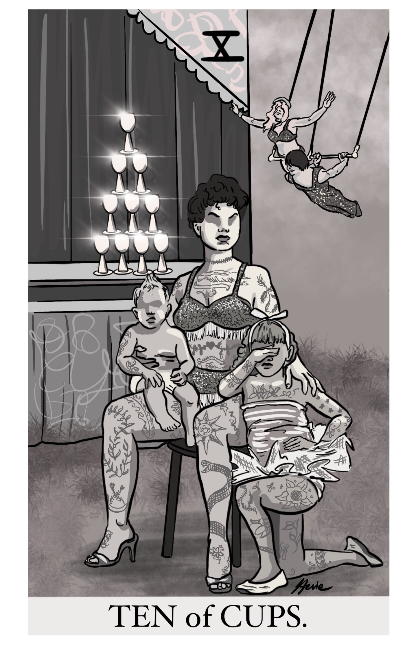 Ten of Cups Tarot POSTER/ PRINT