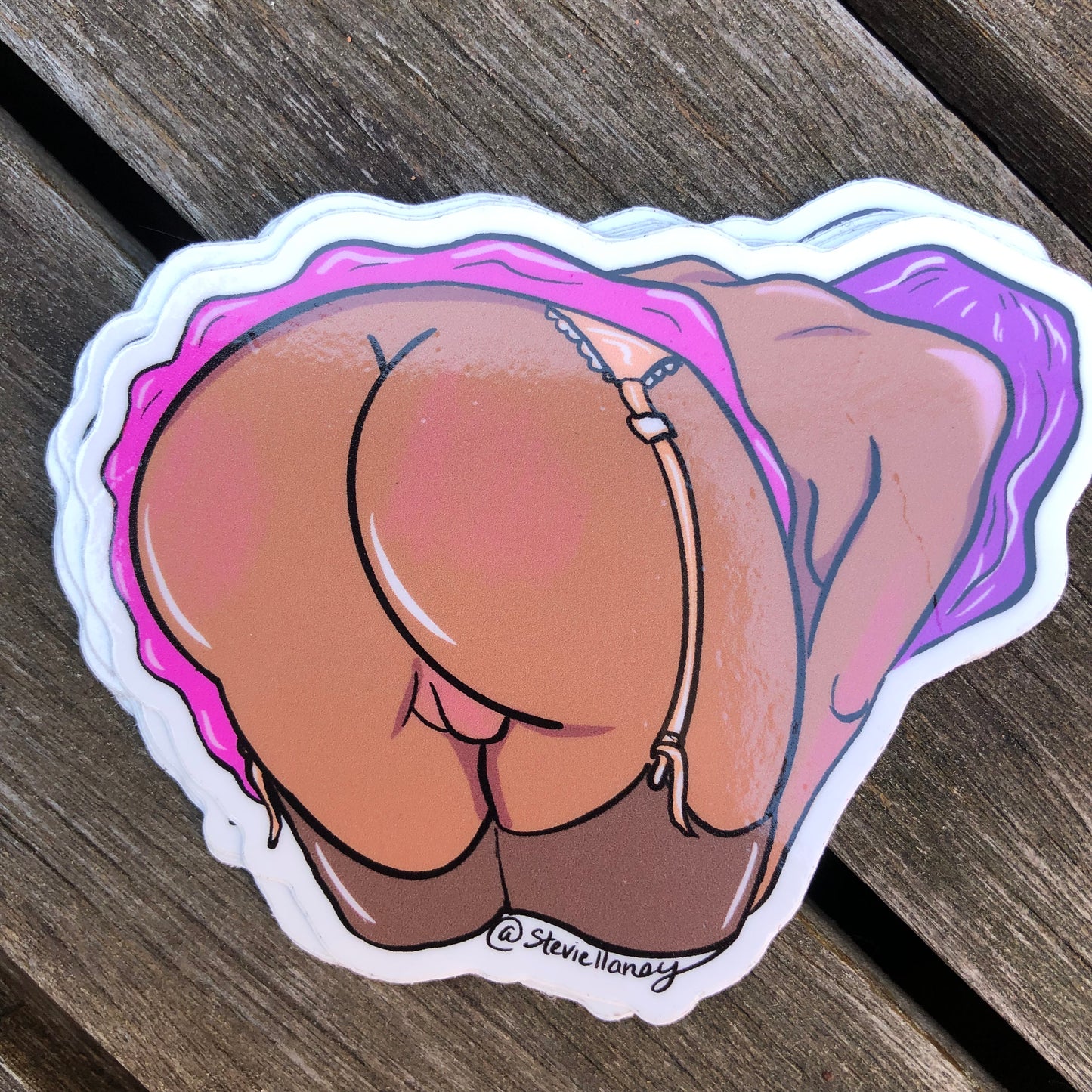 Bent Over Very STICKER