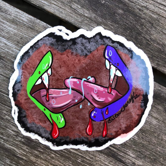 Vampire Make Out STICKER