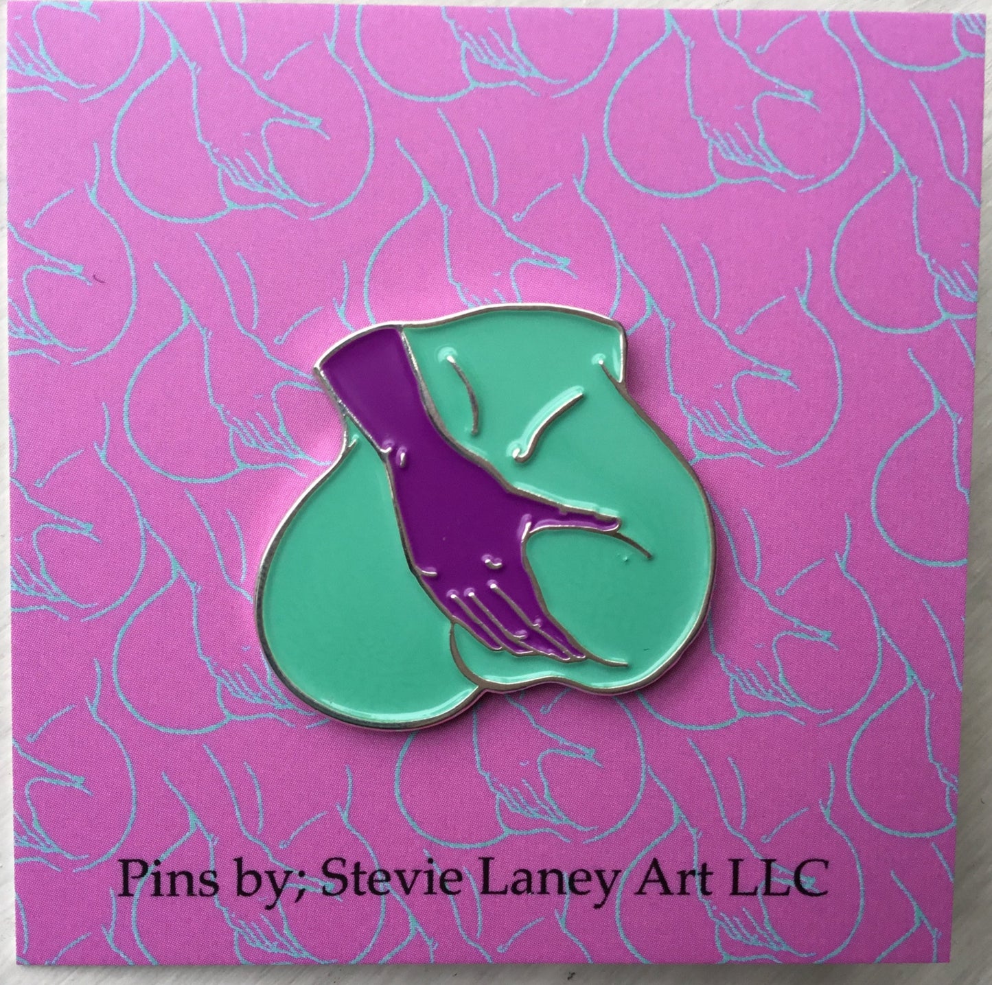 Ass Grab ENAMEL PIN