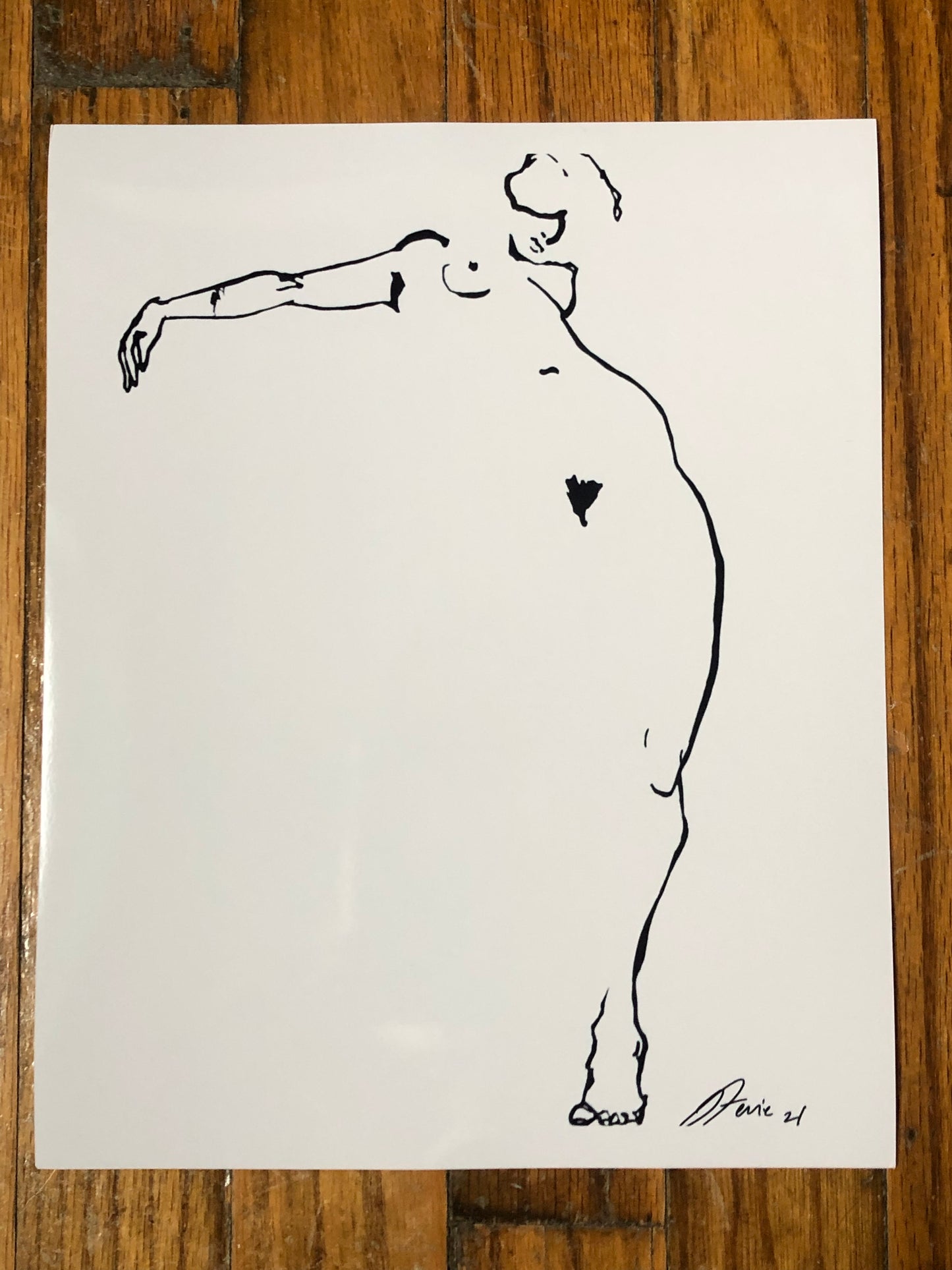 Single Figure drawing PRINT