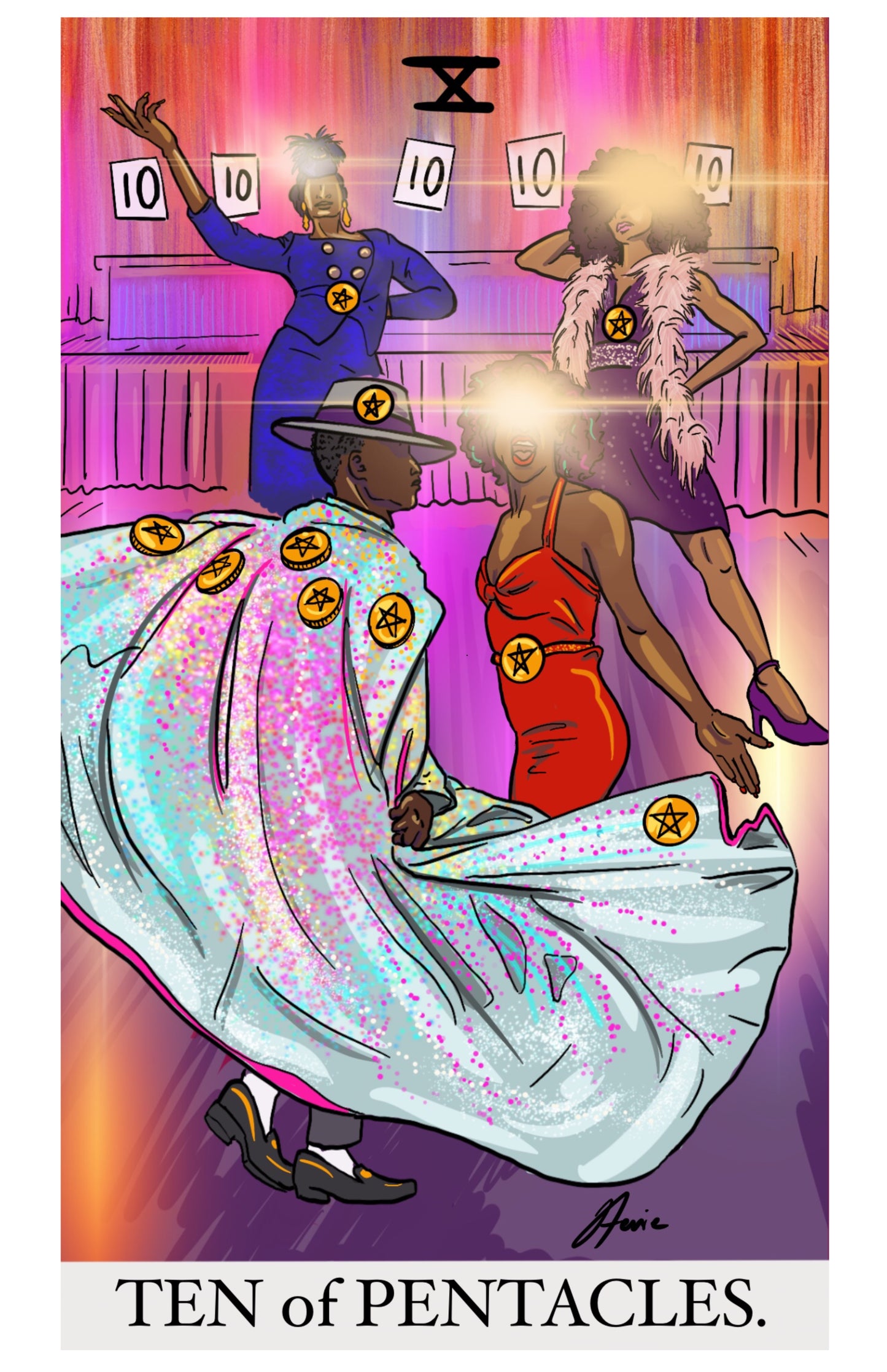Ten of Pentacles POSTER/ PRINT