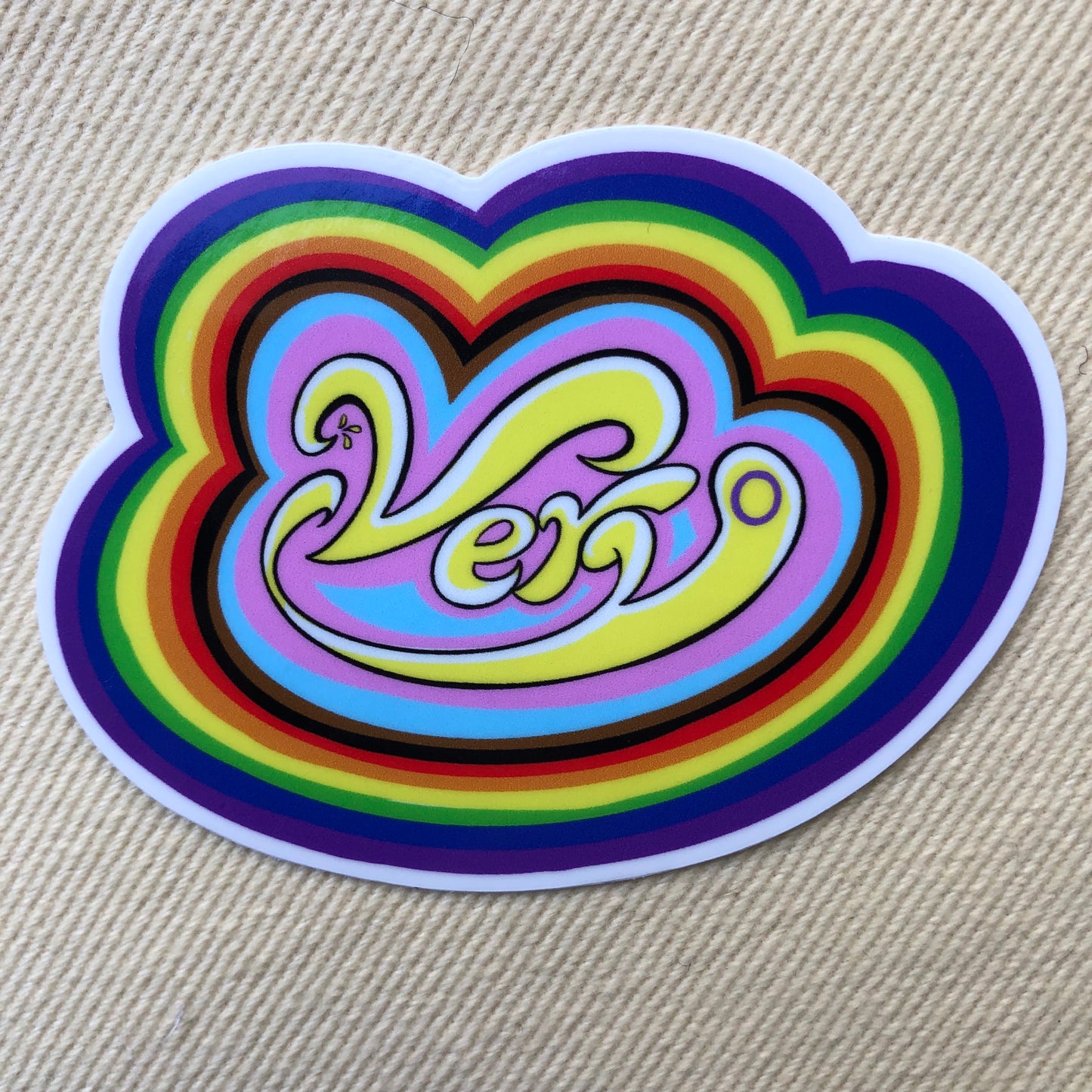 Very Inclusive Pride Flag STICKER