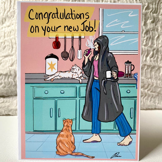 Congratulations On Your New Job GREETING CARD