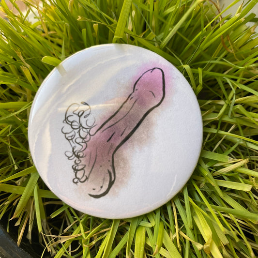 Penis Brown/ Pink BUTTON