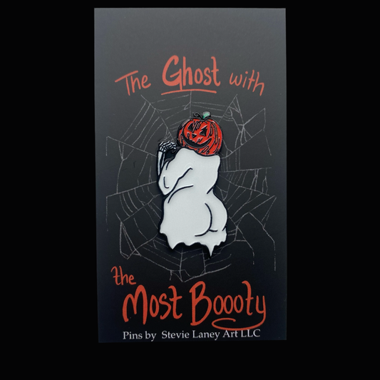 Ghost With The Most Booty ENAMEL PIN