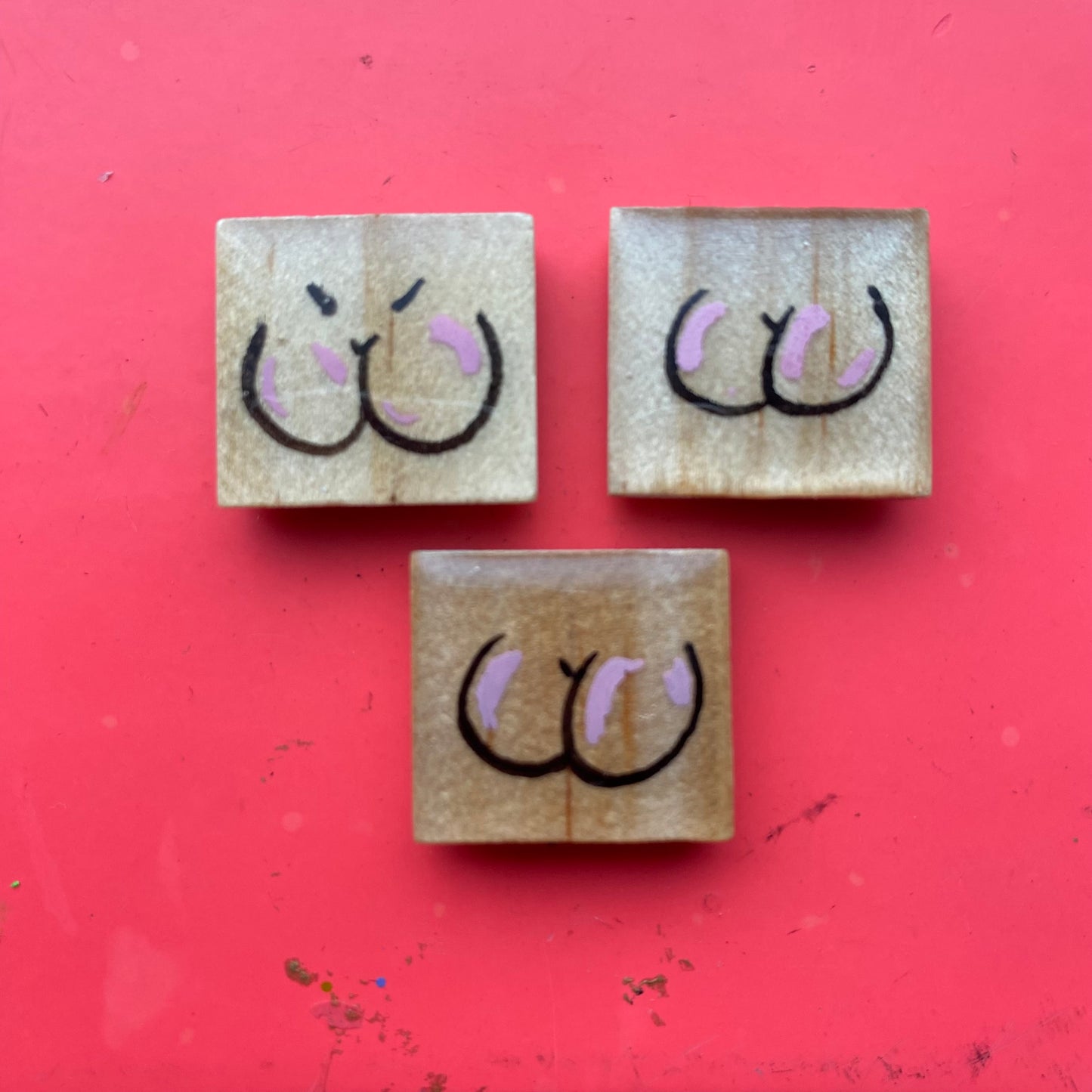 Penis, Vulva’s and Butt’s OH My! Scrabble Tile MAGNET