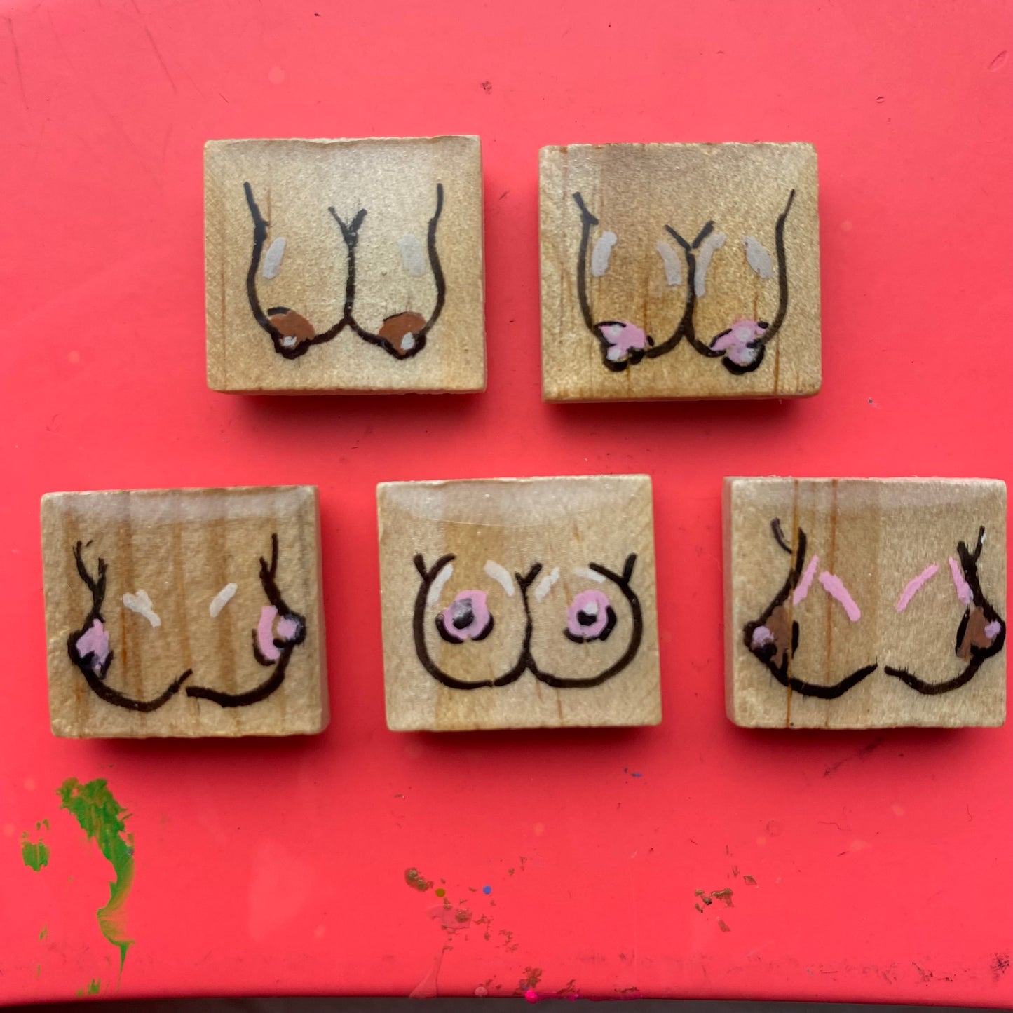 Penis, Vulva’s and Butt’s OH My! Scrabble Tile MAGNET