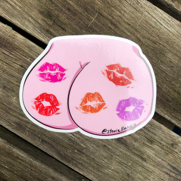 Very Booty Kisses STICKER