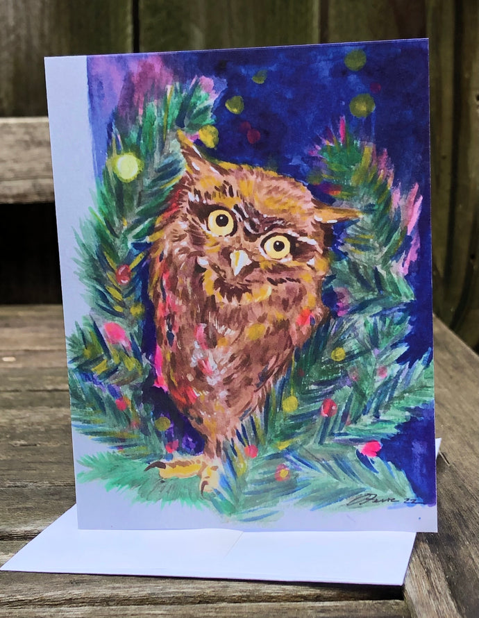 Tree Owl GREETING CARD