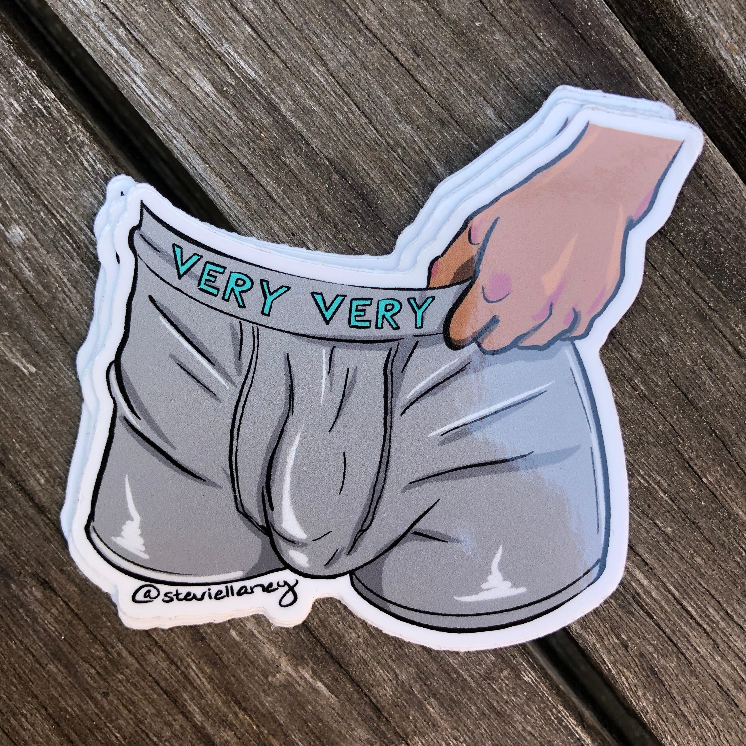 Boxer Briefs Very STICKER – Stevie Laney Art