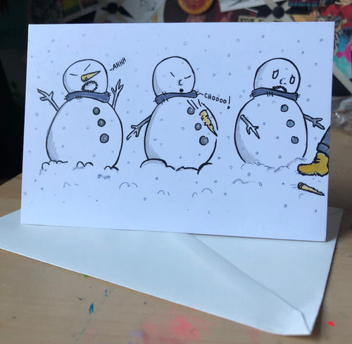 Snow Big Deal GREETING CARD