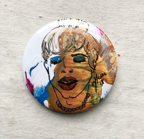 Drag Hand Drawn ORIGINAL BUTTON