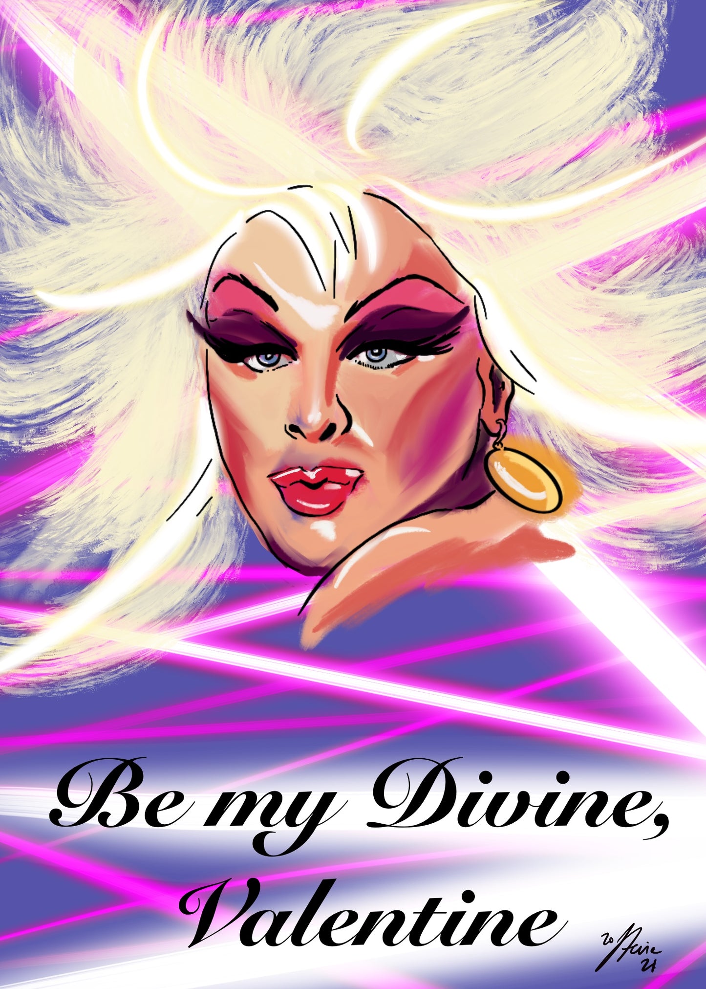 Divine Valentine GREETING CARD