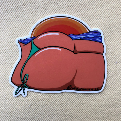 Sun’s Out Buns Out Very STICKER